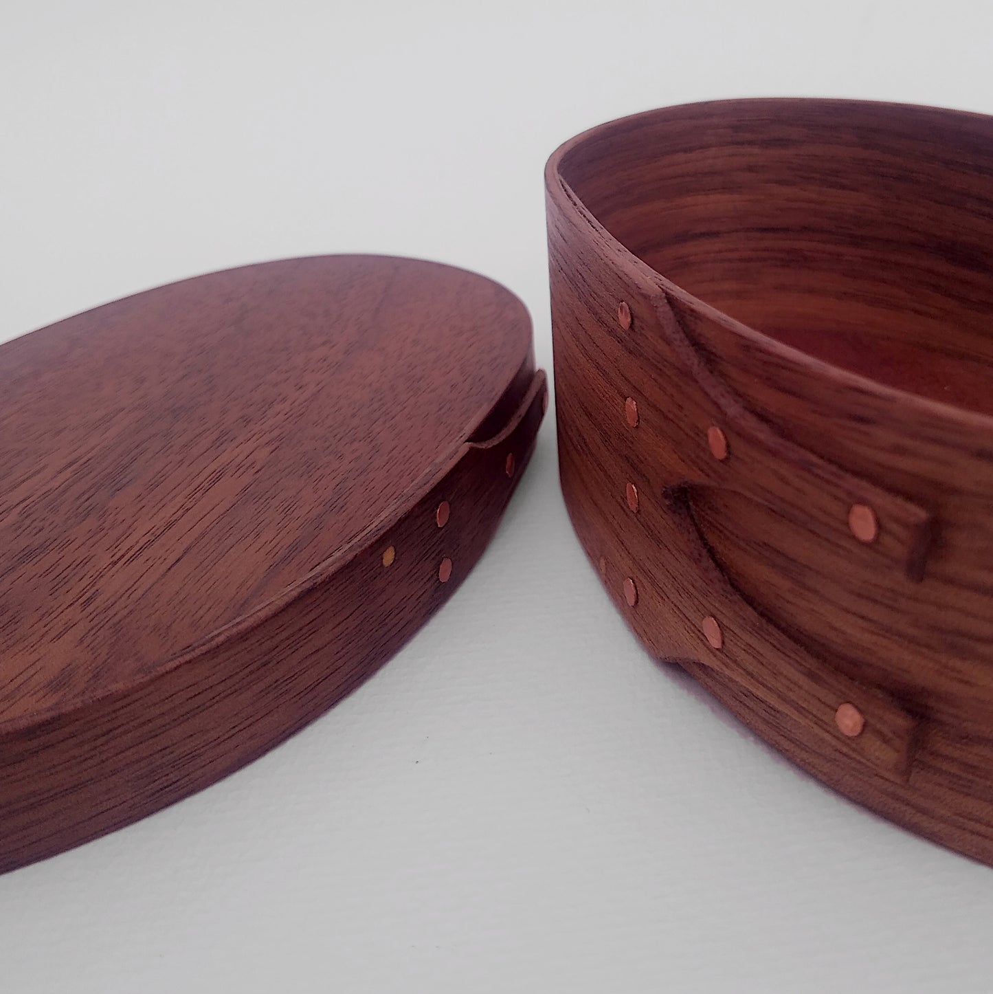 Size #1 Shaker Oval Box - Walnut - Handmade in Toronto