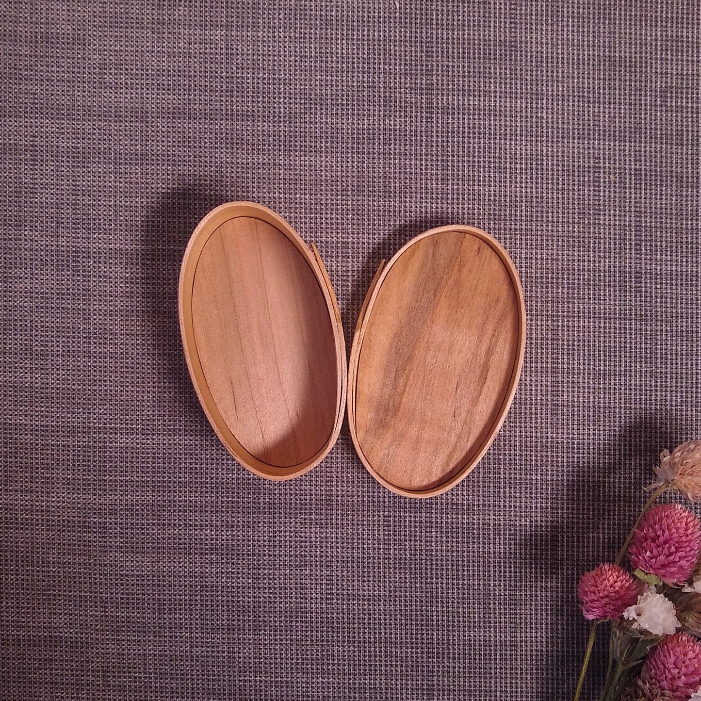 Size #0 Shaker Oval Box - Ambrosia Maple - Handmade in Toronto