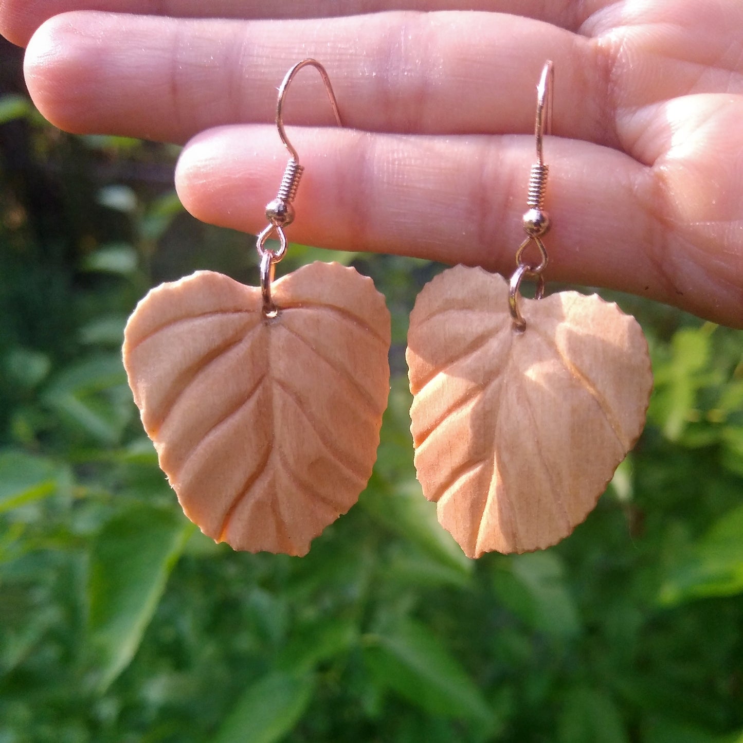 Basswood Leaf Earrings