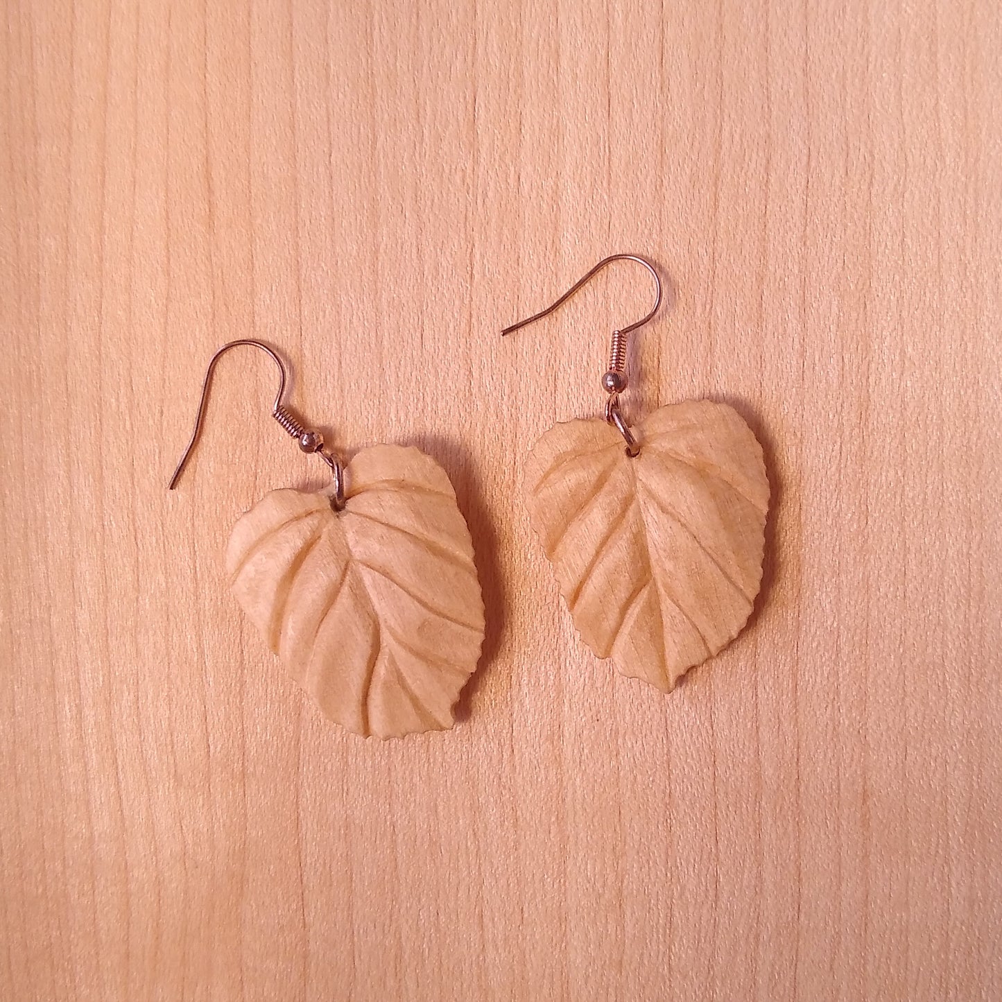 Basswood Leaf Earrings