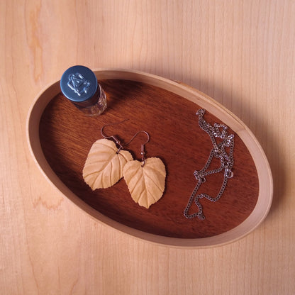 Basswood Leaf Earrings