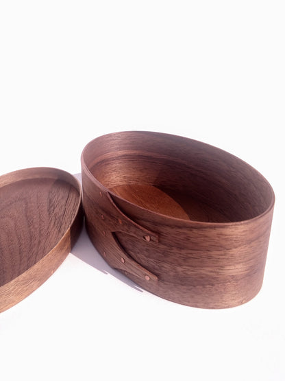 Medium Walnut Jewellery Box - Shaker Box Series