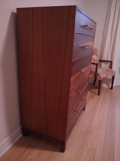 Walnut Chest of Drawers