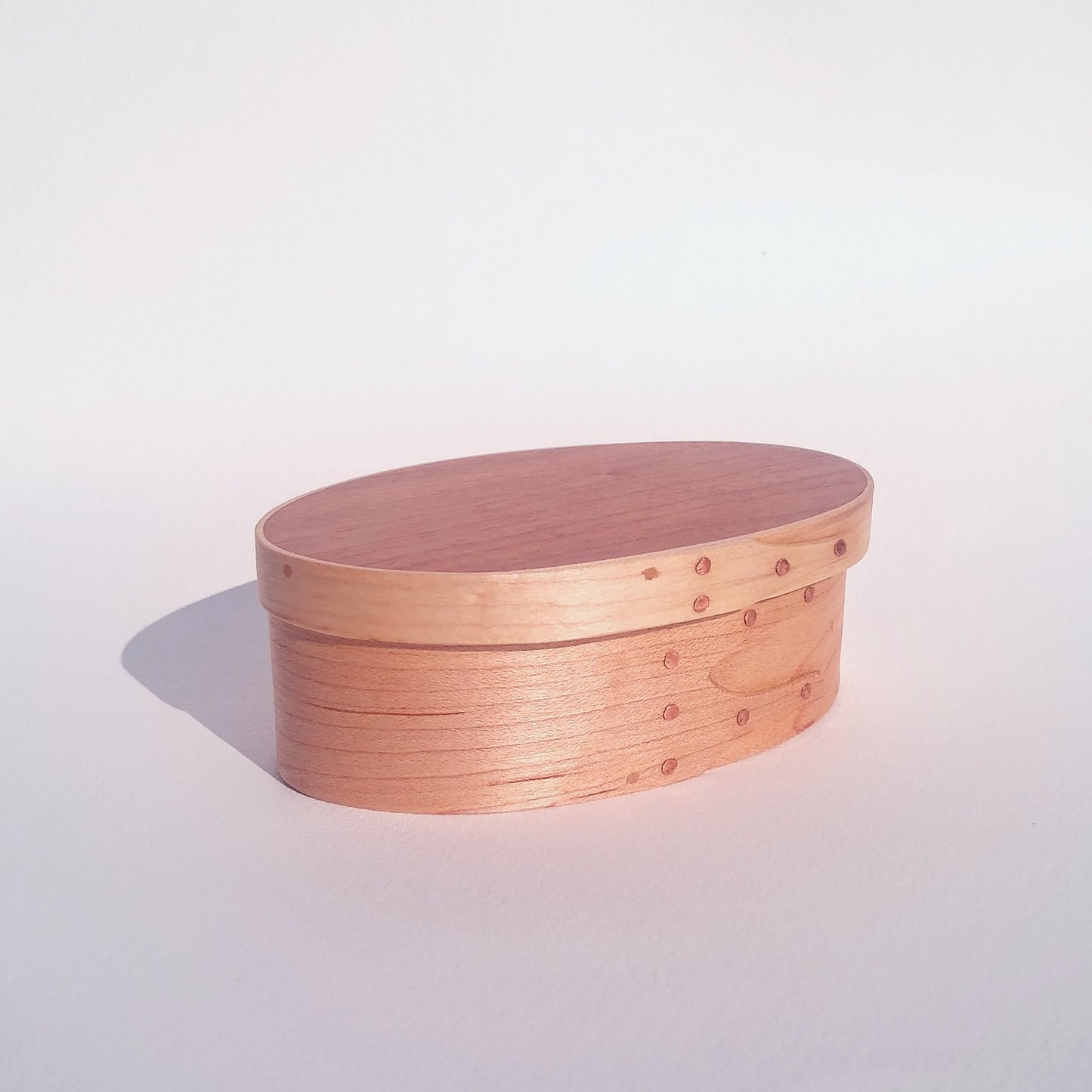 Small Maple and Cherry Shaker Box, Size #1