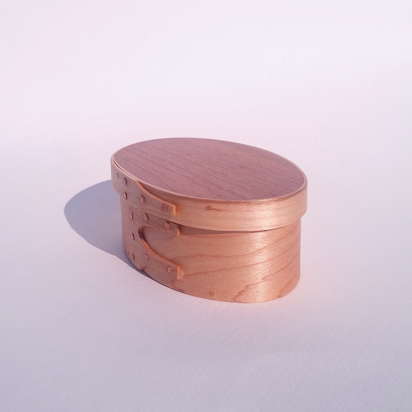 Small Maple and Cherry Shaker Box, Size #1