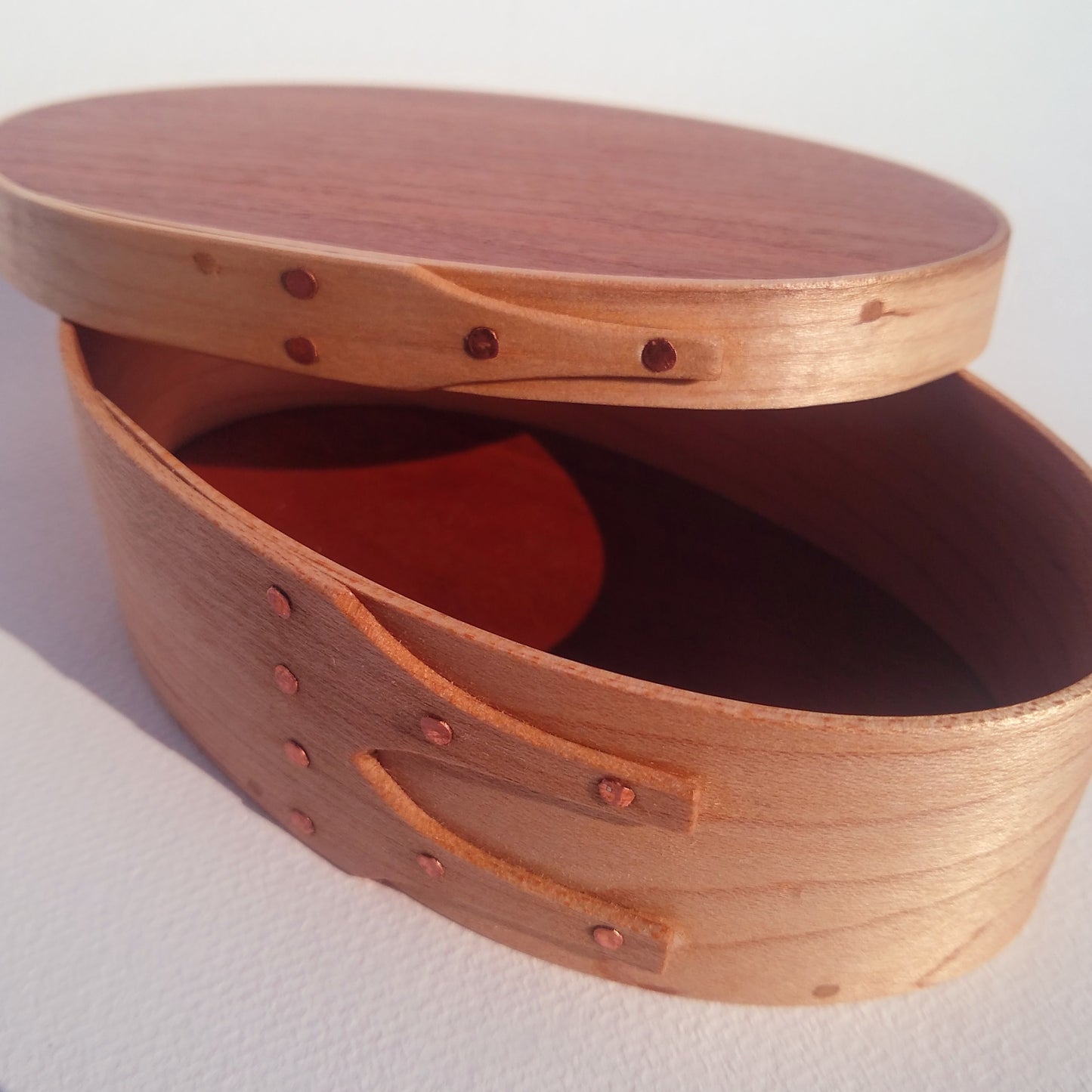 Small Maple and Cherry Shaker Box, Size #1