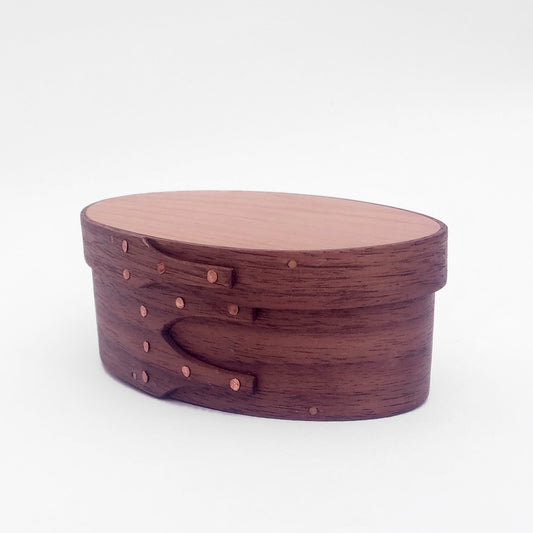 Small Walnut and Maple Shaker Box, Size #1