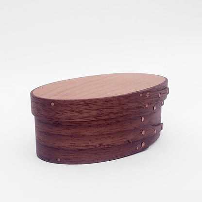 Small Walnut and Maple Shaker Box, Size #1