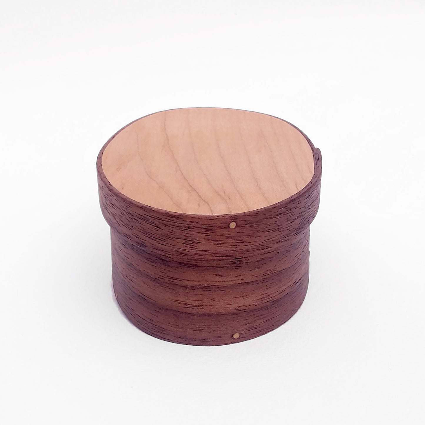 Small Walnut and Maple Shaker Box, Size #1