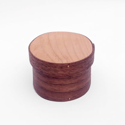 Small Walnut and Maple Shaker Box, Size #1